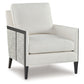 Ardenworth - Black / Ivory - Accent Chair