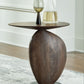 Cormmet - Brown / Black - Accent Table