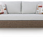 Double Point - Loveseat, Swivel Chairs Set (Set of 3) - Beige