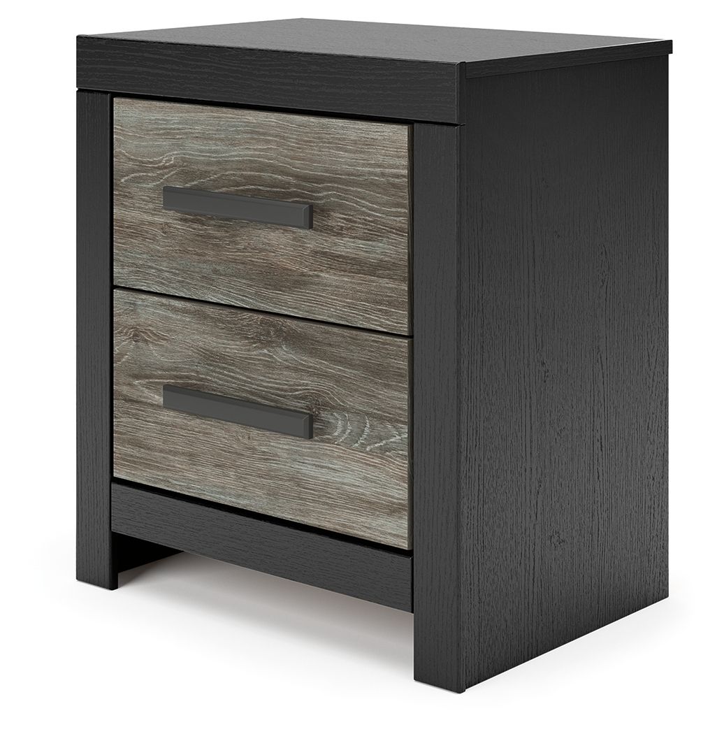 Broachmyn - Two Drawer Night Stand - Fraser Furniture & Mattresses