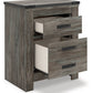 Frandern - Gray - Two Drawer Night Stand