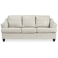 Genoa - Coconut - Sofa - Leather Match