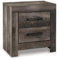 Wynnlow - Two Drawer Night Stand - Gray