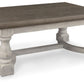 Havalance - Rectangular Cocktail Table - Gray / White
