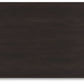 Covetown - Two Drawer Night Stand - Dark Brown - Fraser Furniture & Mattresses