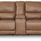 DeepWakes - Power Reclining Loveseat / Console / Adjustable Headrest