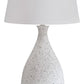 Wyattford - Metal Table Lamp - White / Black