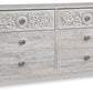 Paxberry - Six Drawer Dresser - Weatherworn - Whitewash