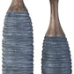 Blayze - Antique Gray / Brown - Vase Set (Set of 2)