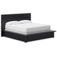 Londer - Black - California King Panel Bed