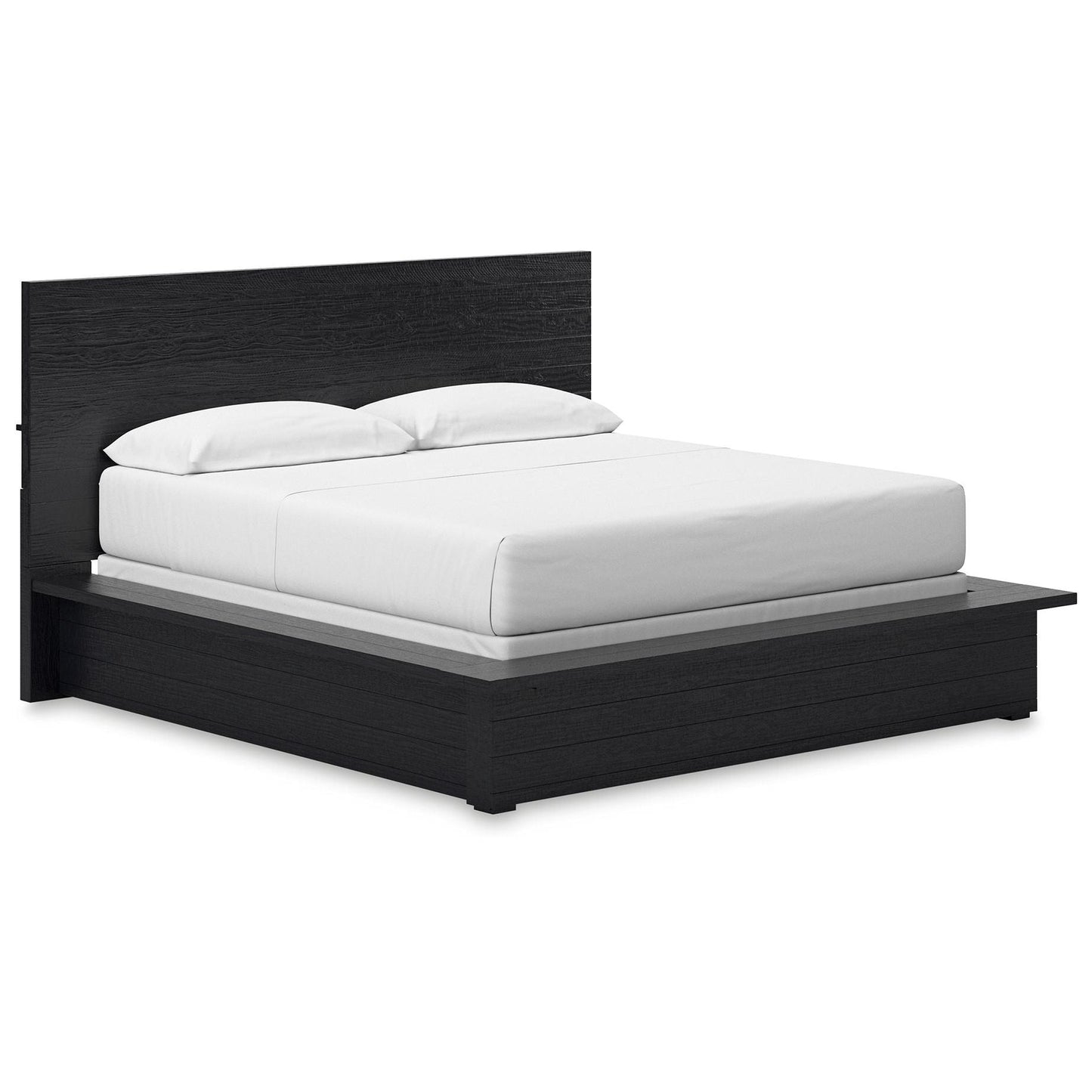 Londer - Black - California King Panel Bed