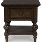 Veramond - Dark Brown - Square End Table