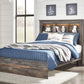 Drystan - Panel Bookcase Bed