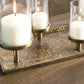 Wallmond - Candle Holder - Antique Brass Finish