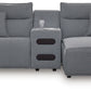 Modmax II - Reclining Sectional - Salt And Pepper