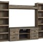 Trinell - 4-Piece Entertainment Center With 60" TV Stand