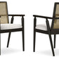 Galliden - Black - Dining Upholstered Arm Chair (Set of 2)