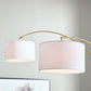 Valo - Metal Arc Lamp - Gold Finish