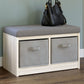 Blariden - Gray / Natural - Storage Bench