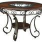 Glambrey - Brown - Round Dining Room Table