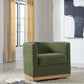 Jersonlow - Swivel Chair - Forest Green