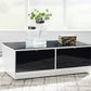 Gardoni - White / Black - Rectangular Cocktail Table