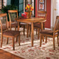 Berringer - Rustic Brown - Round Drm Drop Leaf Table