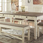 Bolanburg - Rectangular Dining Room Table - Beige