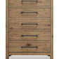 Ridgester - Five Drawer Chest - Light Brown