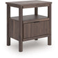 Pamytta - One Drawer Night Stand - Brown