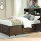 Vanmore - Dark Brown - Queen Storage Bed