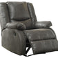 Bladewood - Slate - Zero Wall Recliner - Faux Leather