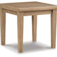 Gerianne - Square End Table - Brown - Fraser Furniture & Mattresses