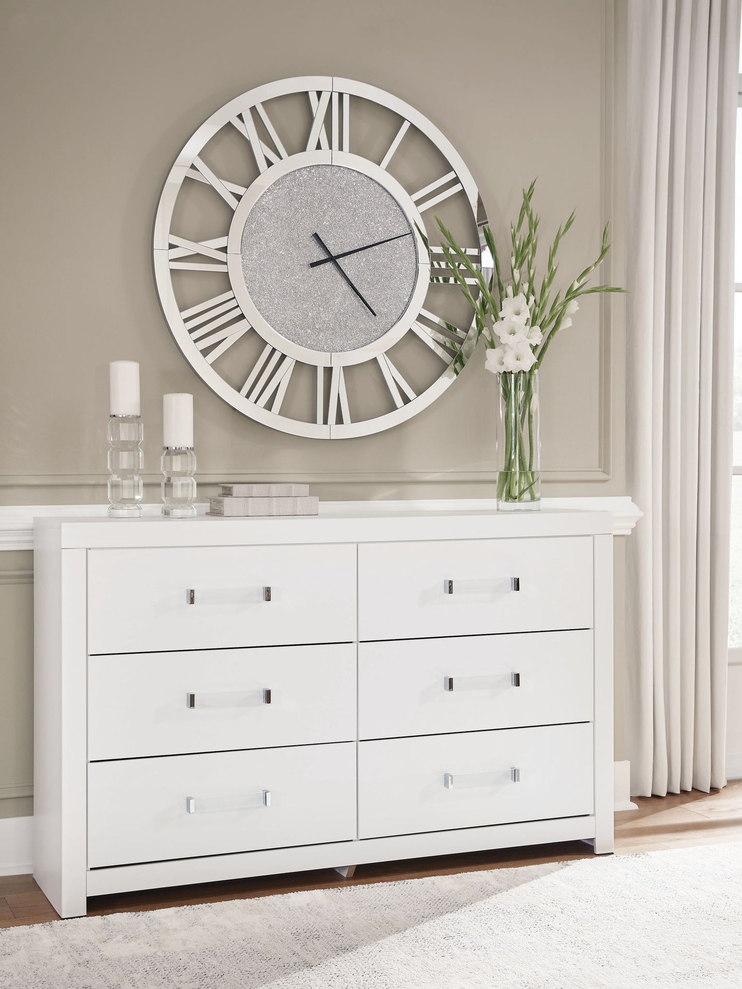 Maeling - Six Drawer Dresser - Fraser Furniture & Mattresses