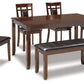 Bennox - Dining Room Table Set (Set of 6) - Brown