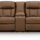 Mackmenville - Double Reclining Loveseat With Console
