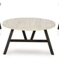 Fladona - Black / White - Occasional Table Set (Set of 3)