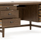 Austanny - Warm Brown - Home Office Desk