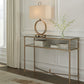 Cloverty - Aged Gold Finish - Sofa Table