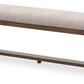 Cabalynn - Large Uph Dining Room Bench - Oatmeal / Light Brown