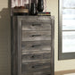 Wynnlow - Five Drawer Chest - Gray