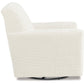 Herstow - Swivel Glider Accent Chair - Ivory