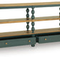 Finnworth - Console Sofa Table - Blue / Brown