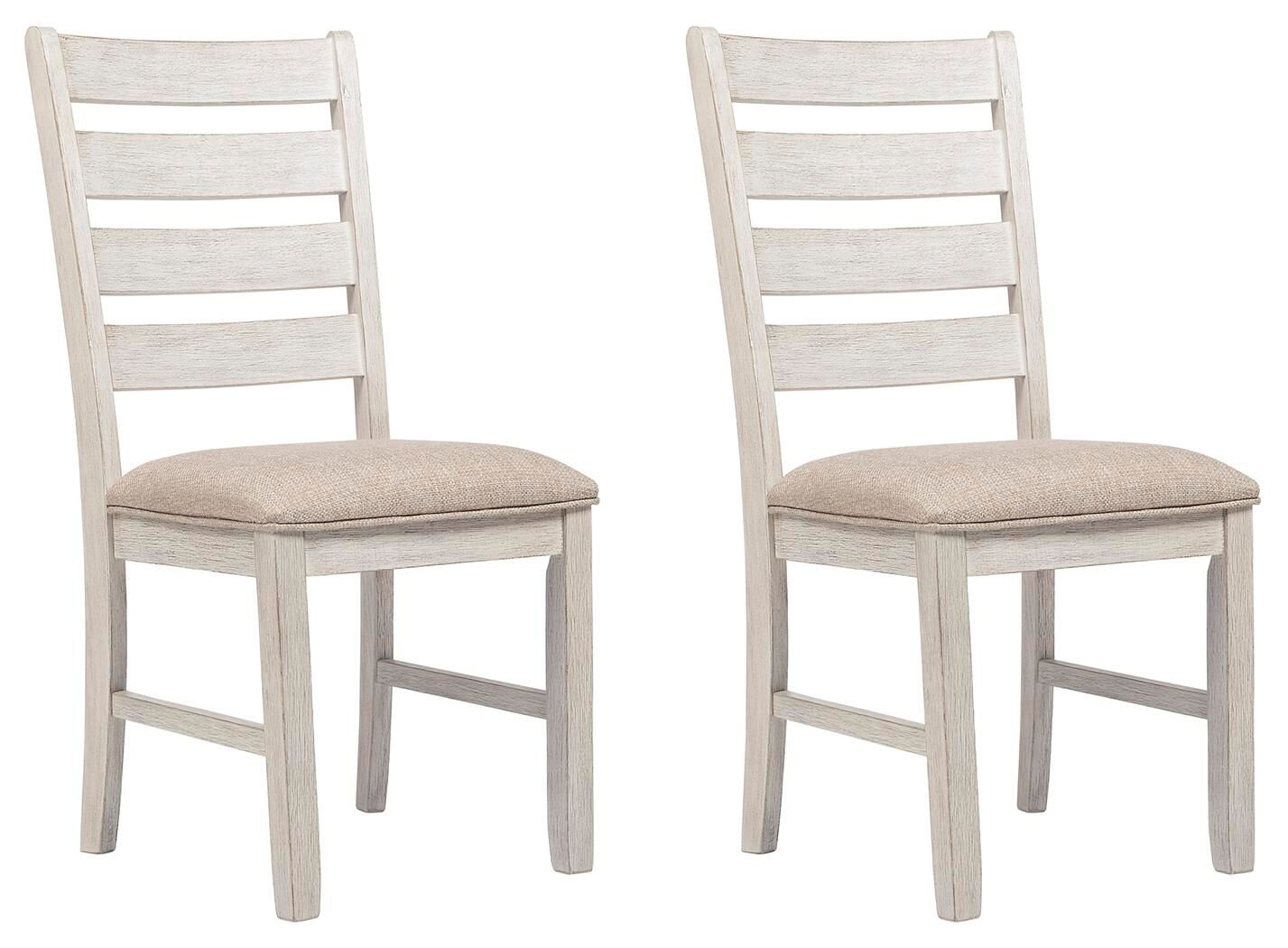 Skempton - Dining UPH Side Chair (Set of 2) - White - Fraser Furniture & Mattresses