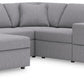 Modmax - U-Shaped Sectional - Granite