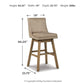 Tallenger - Swivel Barstool (Set of 2)