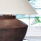 Honsworth - Poly Table Lamp - Antique Brown