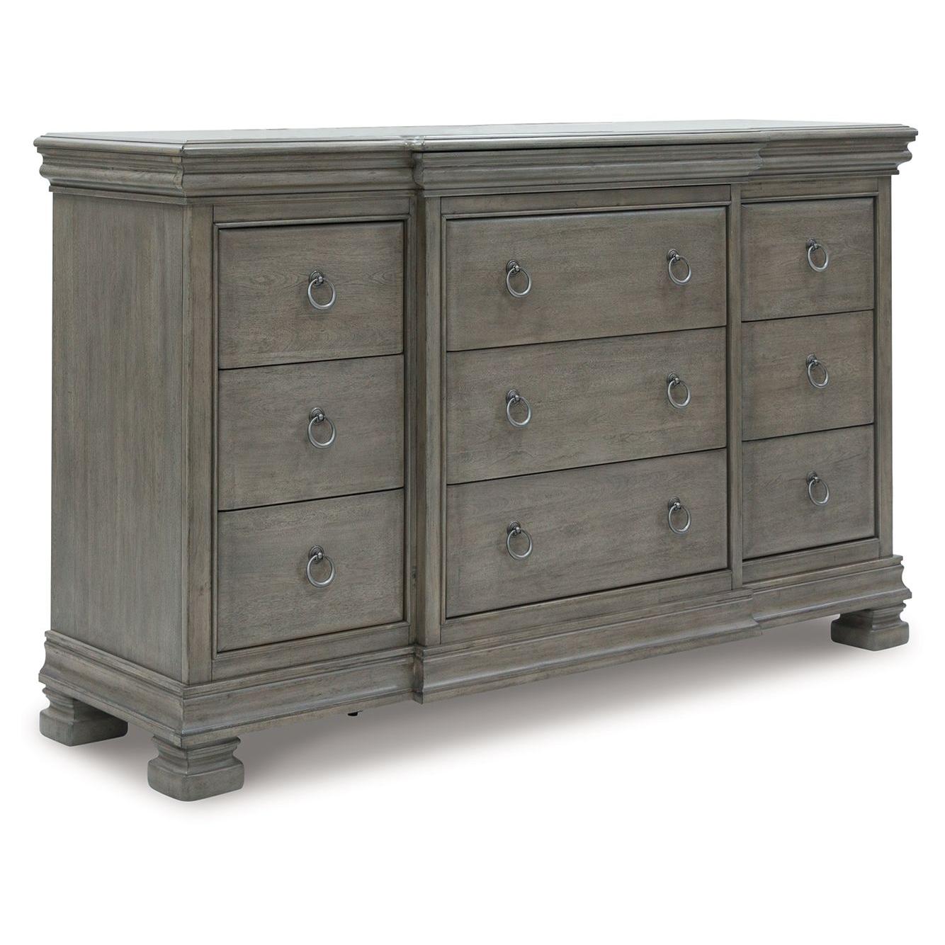 Lexorne - Gray - Dresser