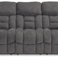 Foreside - Reclining Sofa - Charcoal