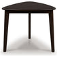 Mallenette - Merlot - Triangle Dining Room Table